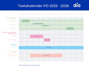 Toetskalender po schooljaar 25-26