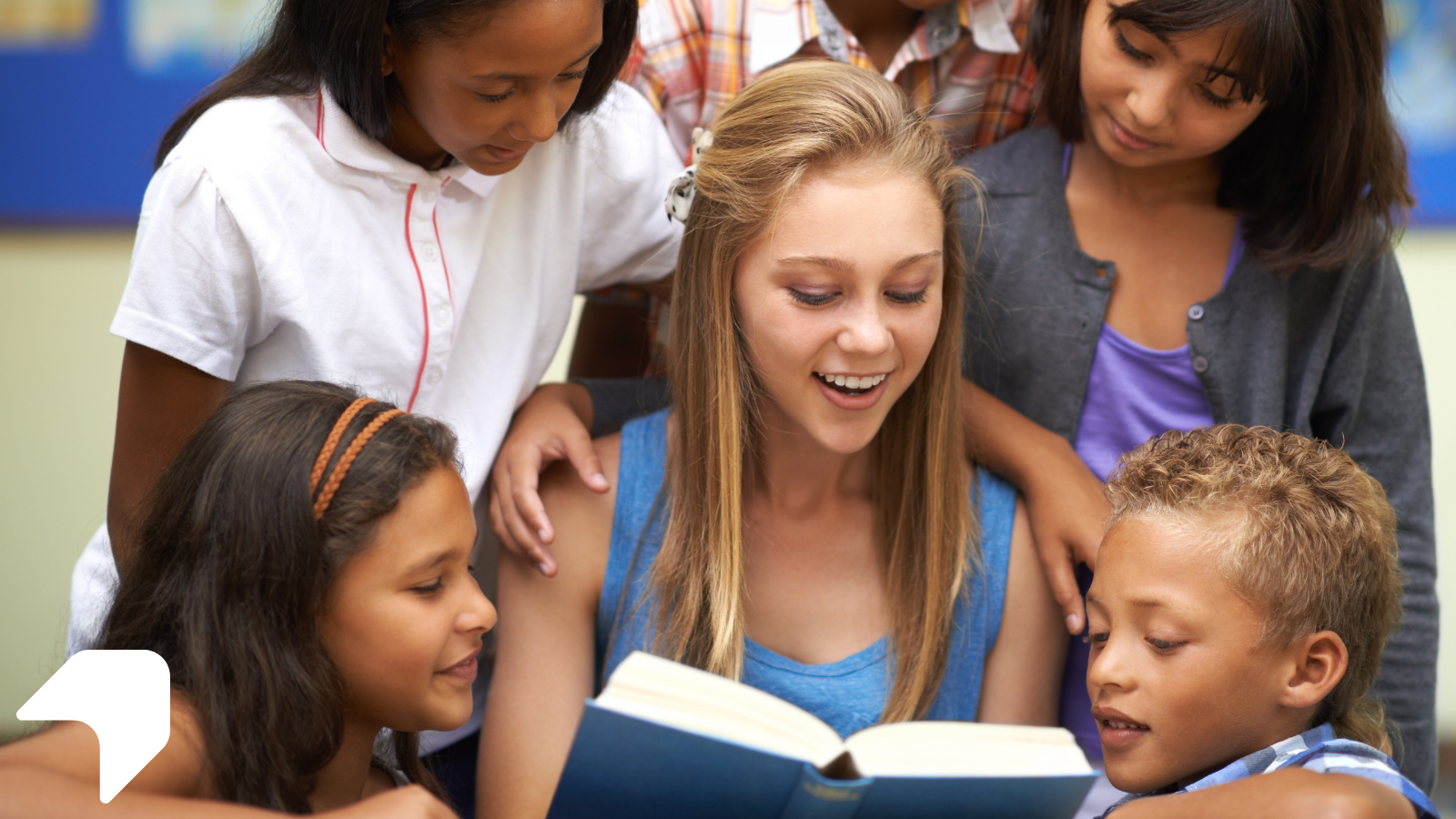 Kinderen worden voorgelezen