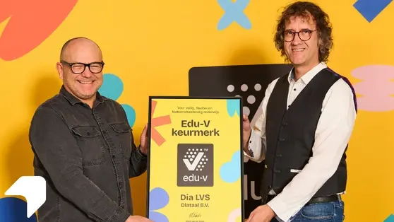 Dia ontvangt Edu-V keurmerk